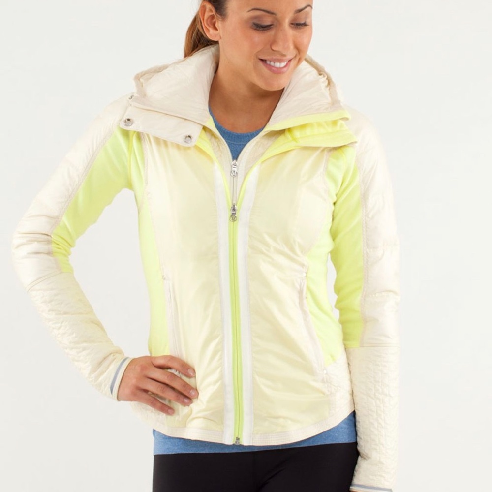 Lululemon Run: Bundle Up Jacket
Clarity Yellow / Polar Cream